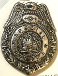 Rare Antique Vintage 1950s Special Police Badge with Original Card