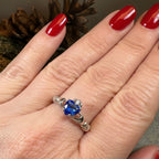 Lavender Claddagh Ring
