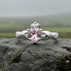 Petal Pink Claddagh Ring
