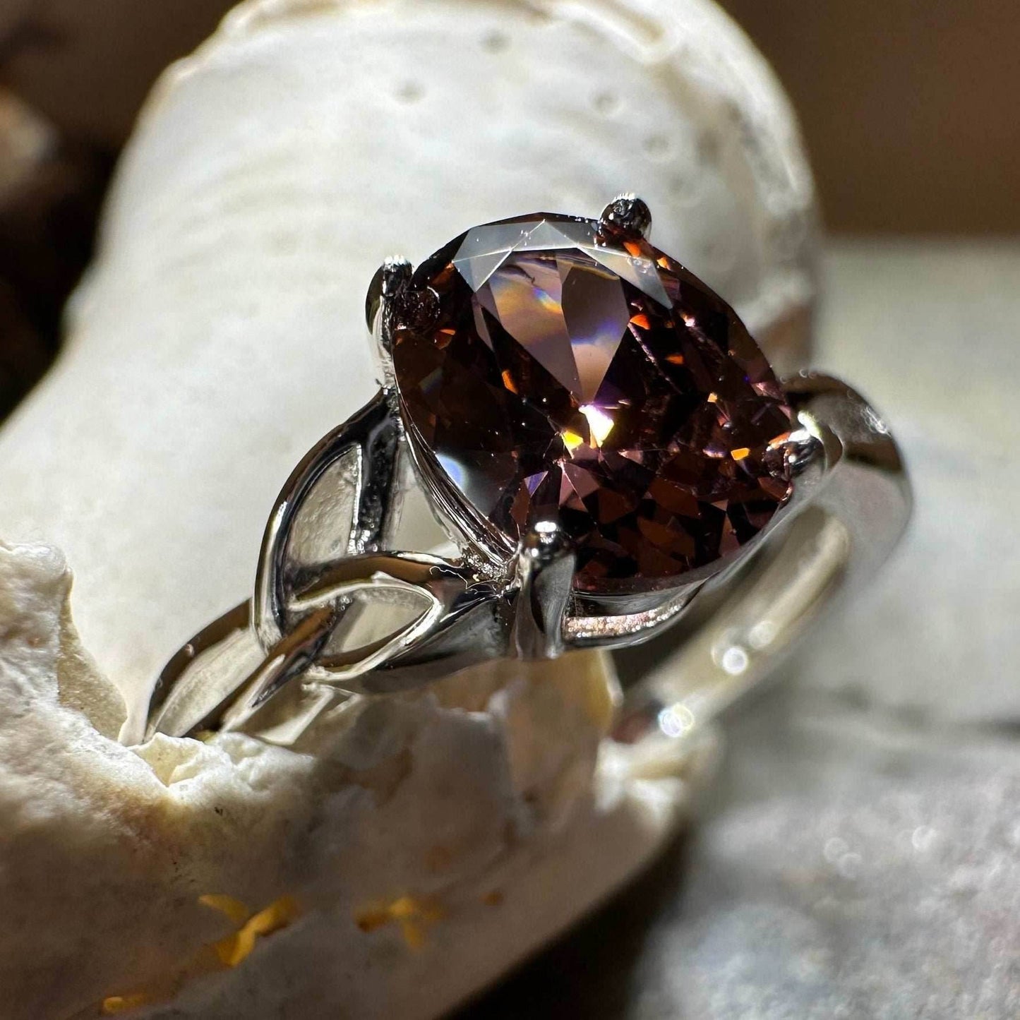 Celtic Autumn Ring - 5 / Silver
