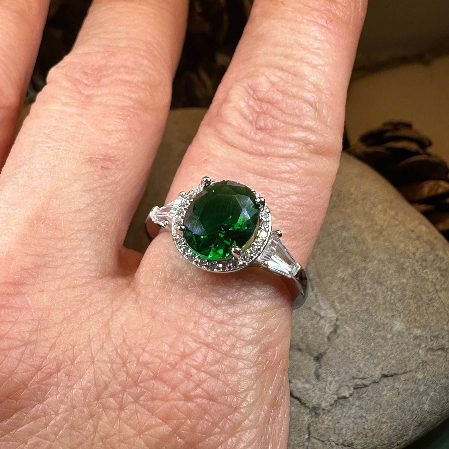 Shannon Irish Emerald Ring - 4