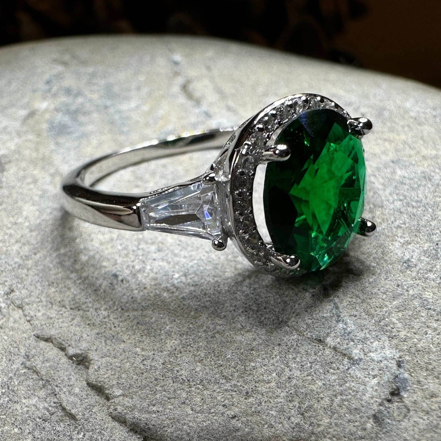 Shannon Irish Emerald Ring - 4