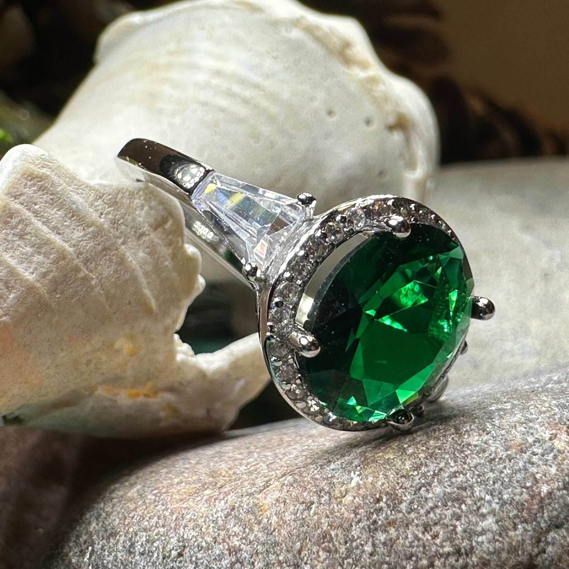 Shannon Irish Emerald Ring - 4