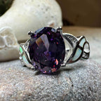 Boinne Opal Celtic Ring - 5