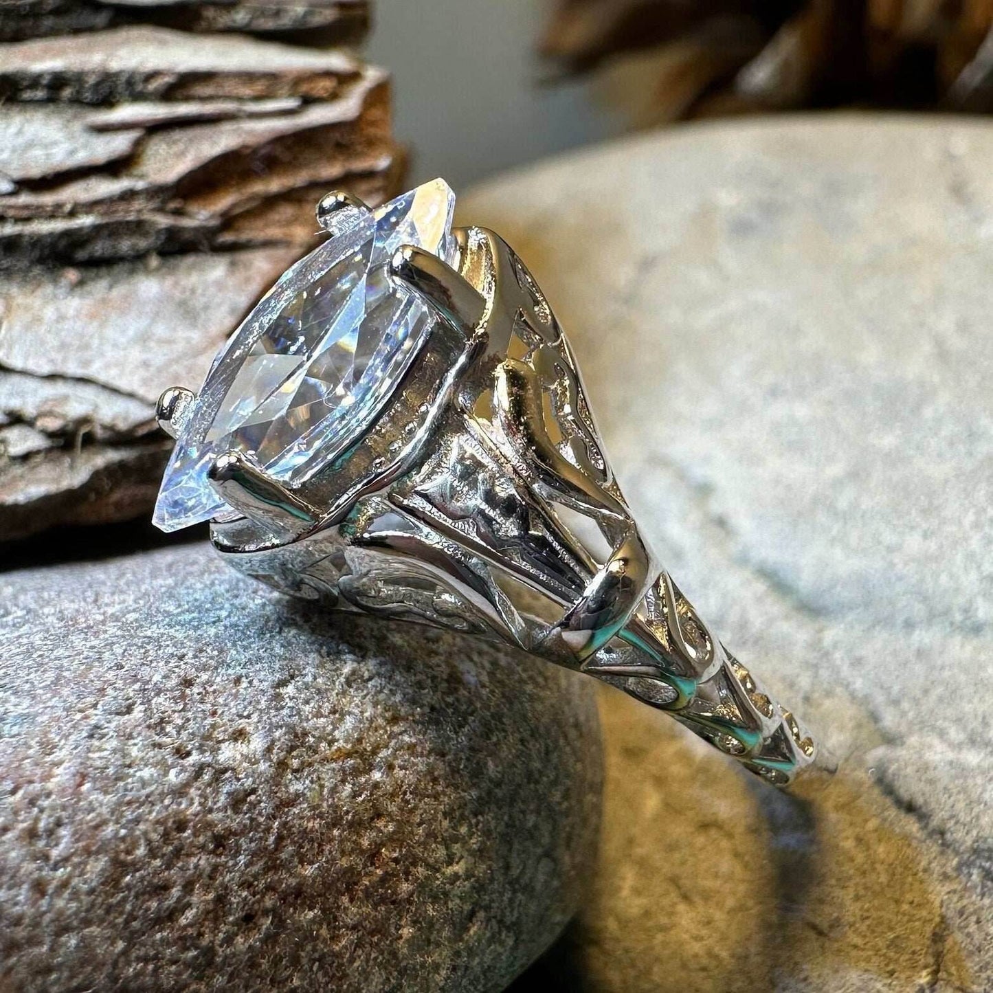 Victoria Celtic Engagement Ring - 7