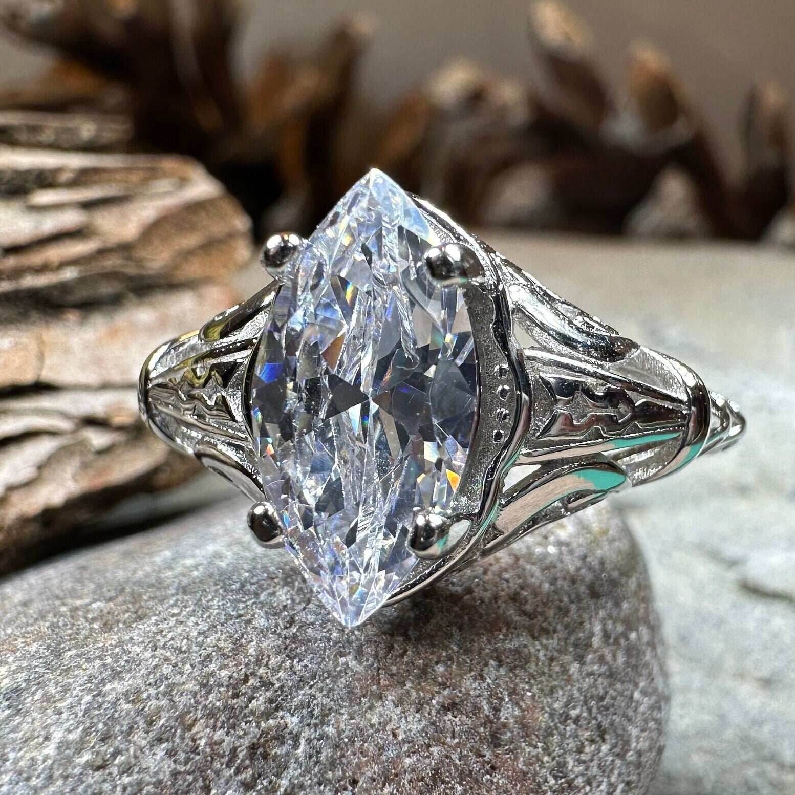 Victoria Celtic Engagement Ring - 7