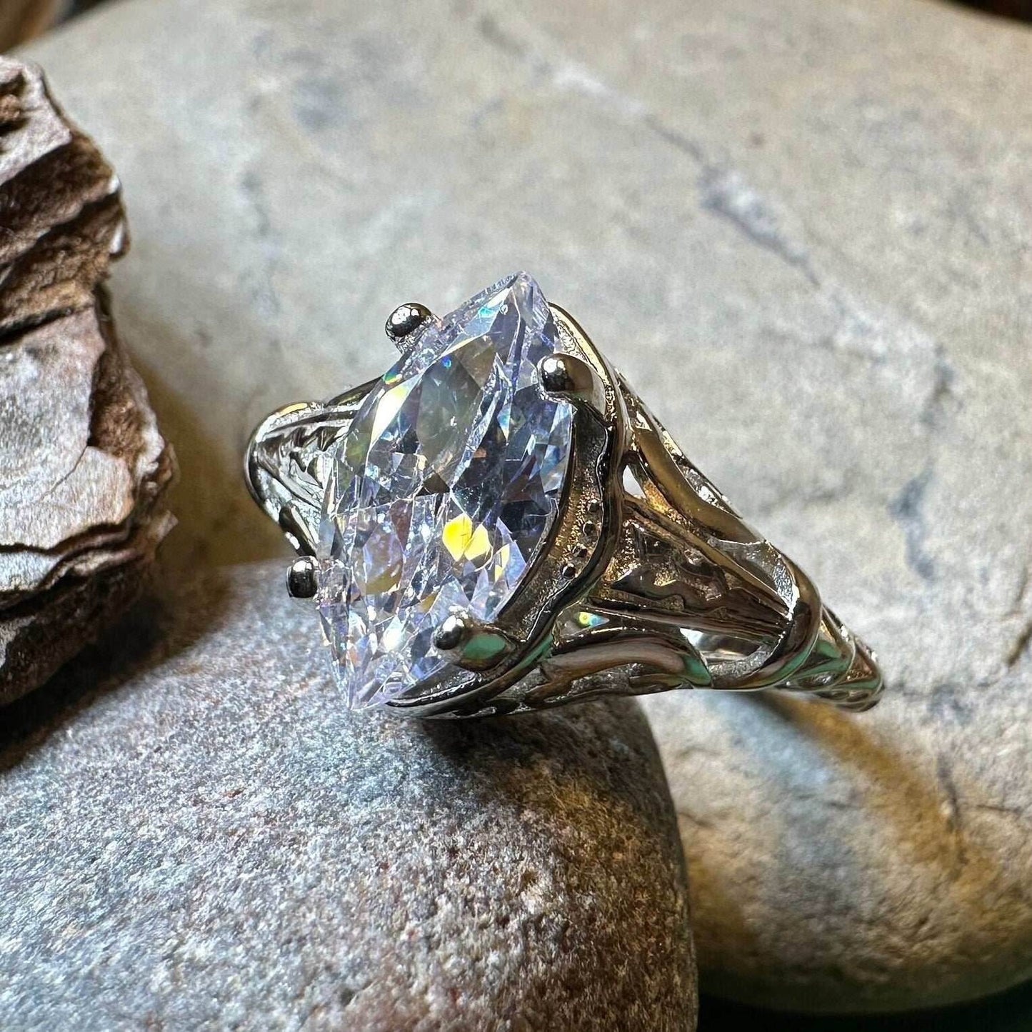 Victoria Celtic Engagement Ring - 7