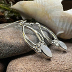 Lalvyna Trinity Knot Moonstone Earrings - 