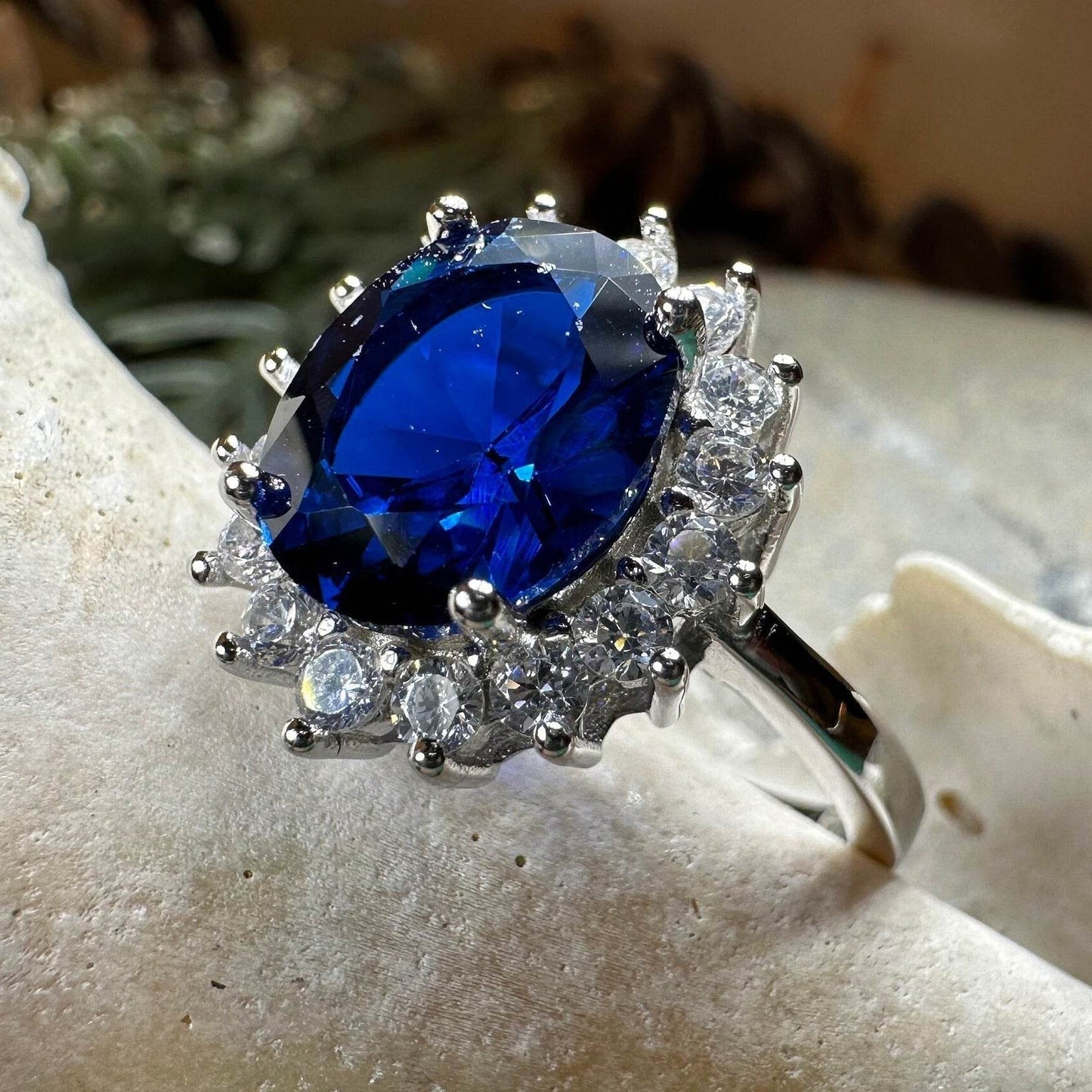 Princess Diana Sapphire Engagement Ring - 5