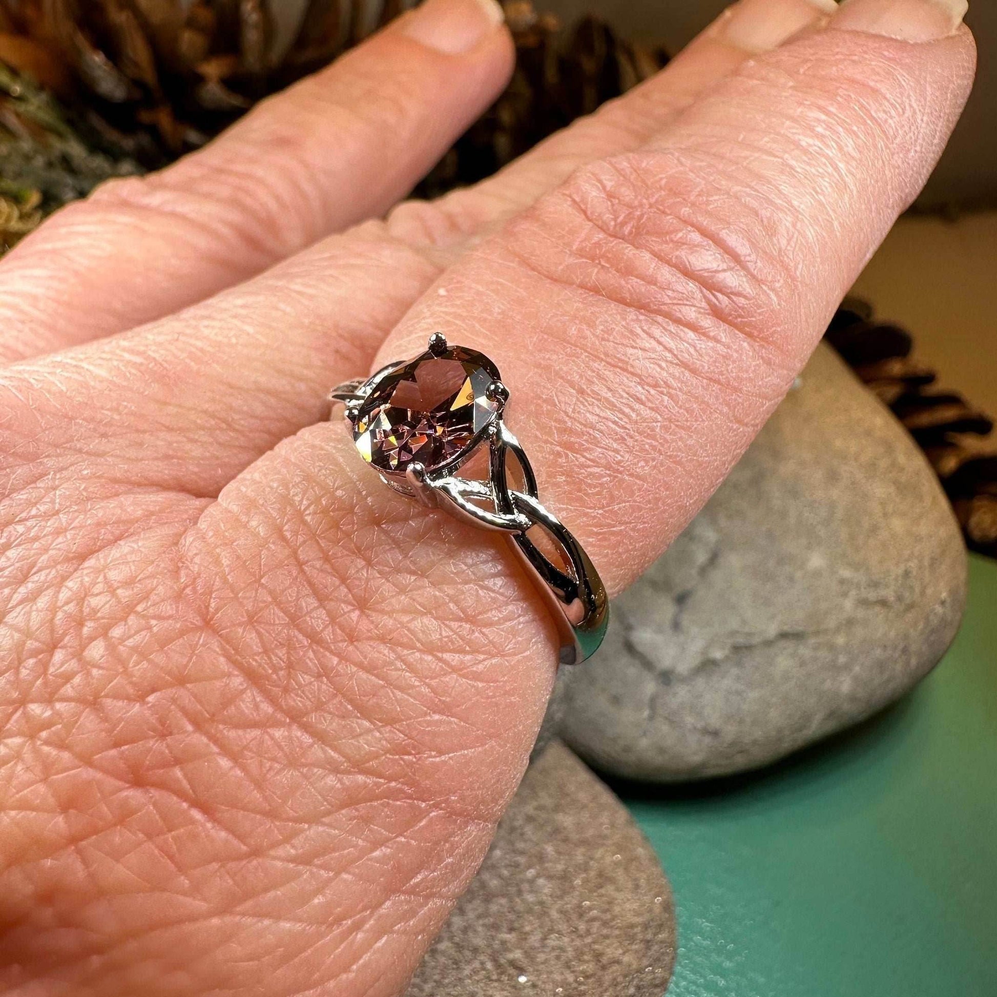 Celtic Autumn Ring - 5 / Silver