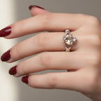 Champagne Toast Claddagh Ring