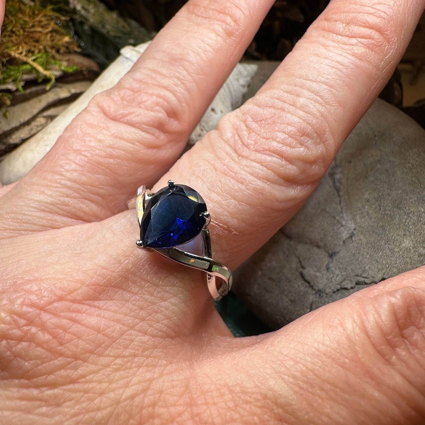 Valois Opal Celtic Ring - 5