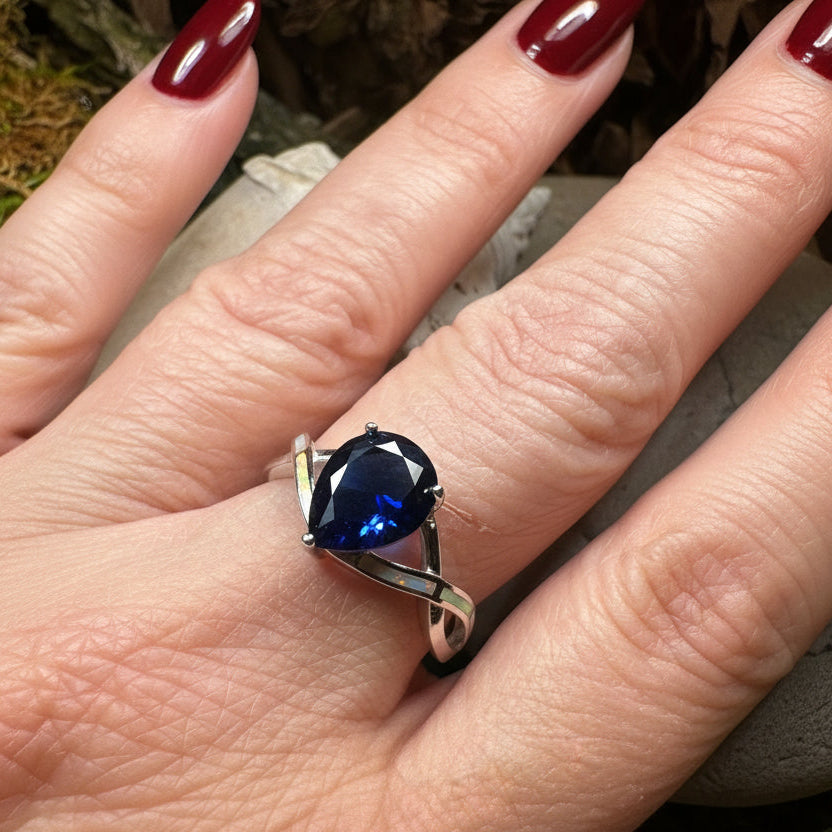 Valois Opal Celtic Ring