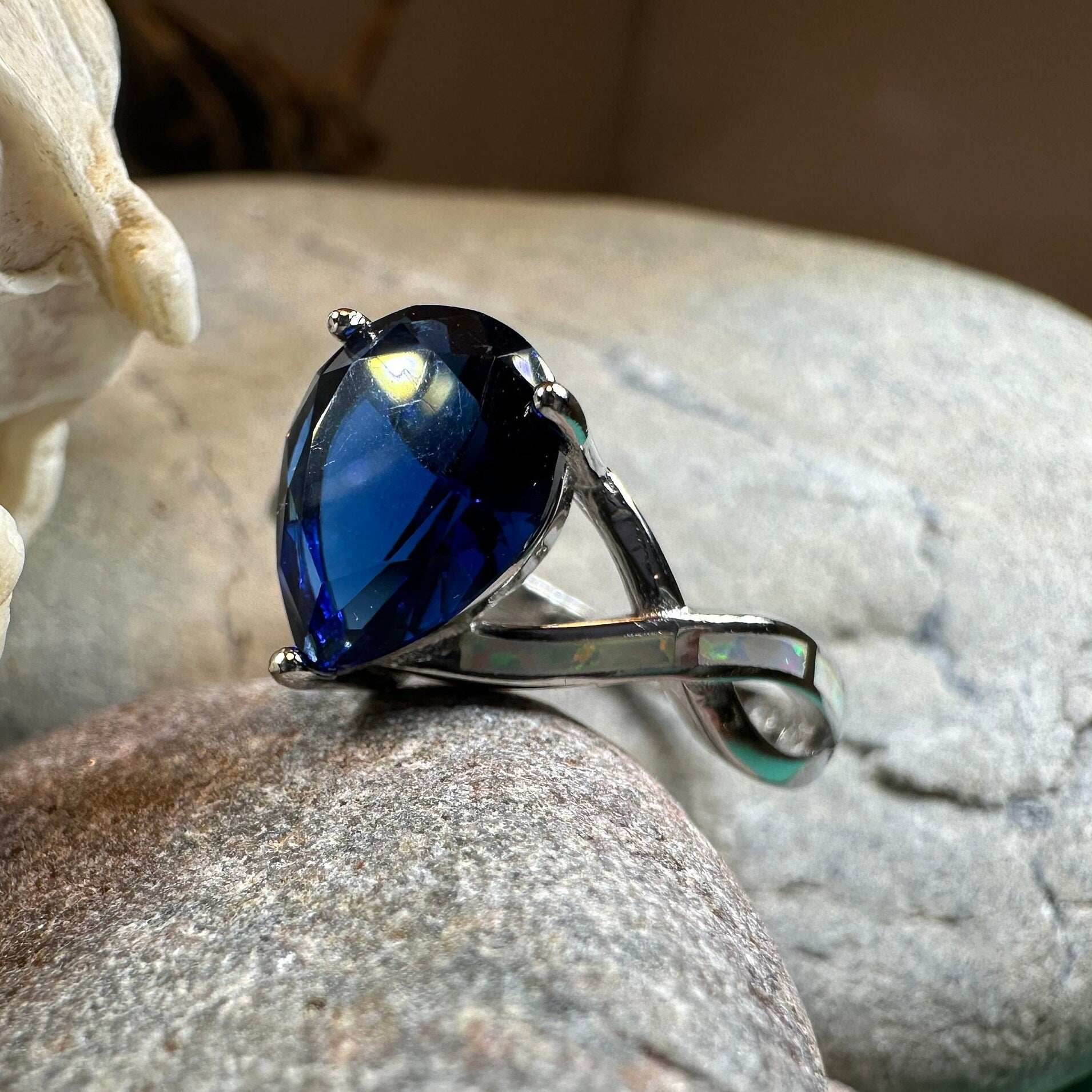 Valois Opal Celtic Ring - 5