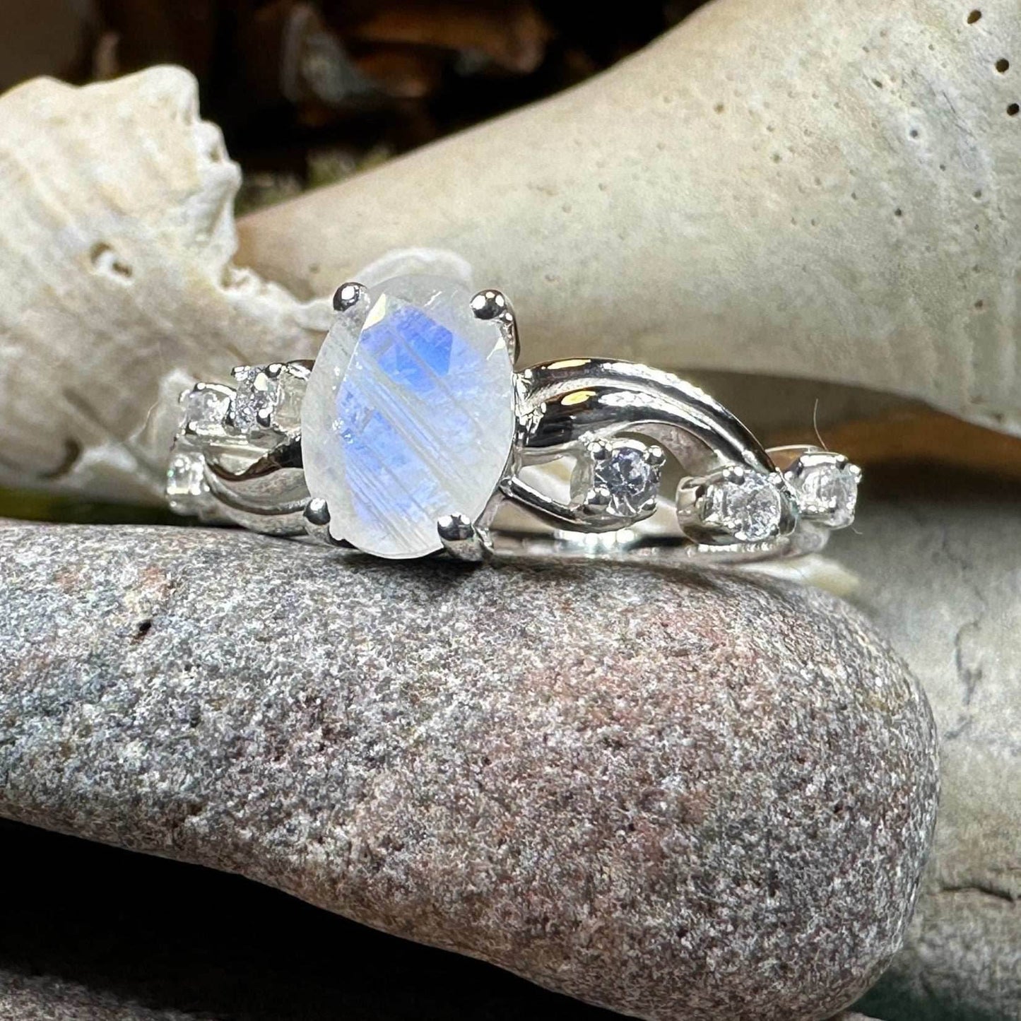 Winter Dawn Moonstone Ring - 6