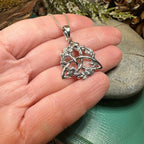 Mystic Mistletoe Triquetra Necklace - 18
