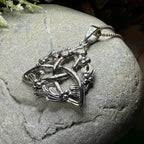 Mystic Mistletoe Triquetra Necklace - 18