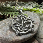 Mistletoe Trinity Knot Necklace - 18