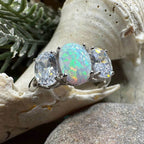 Eternity Opal Celtic Ring - 5