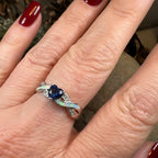 Geena Opal Celtic Ring