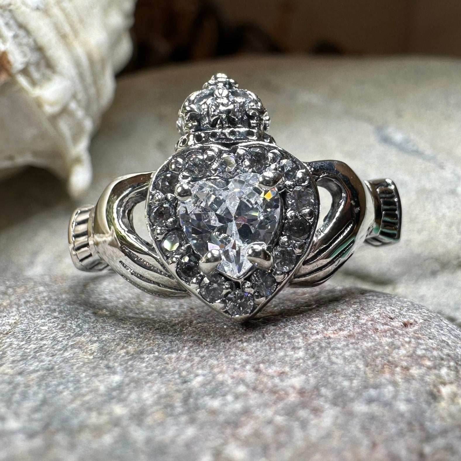 Evermore Claddagh Promise Ring - 6