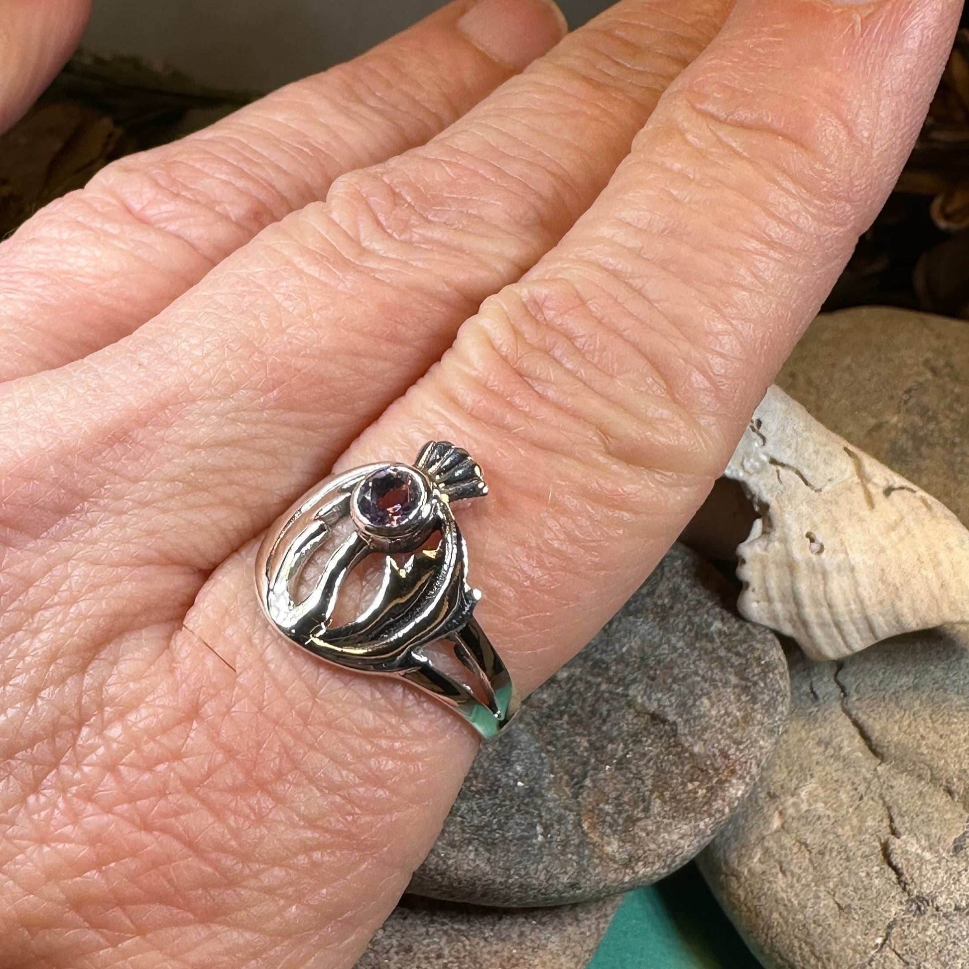 Averon Scottish Thistle Ring - 6