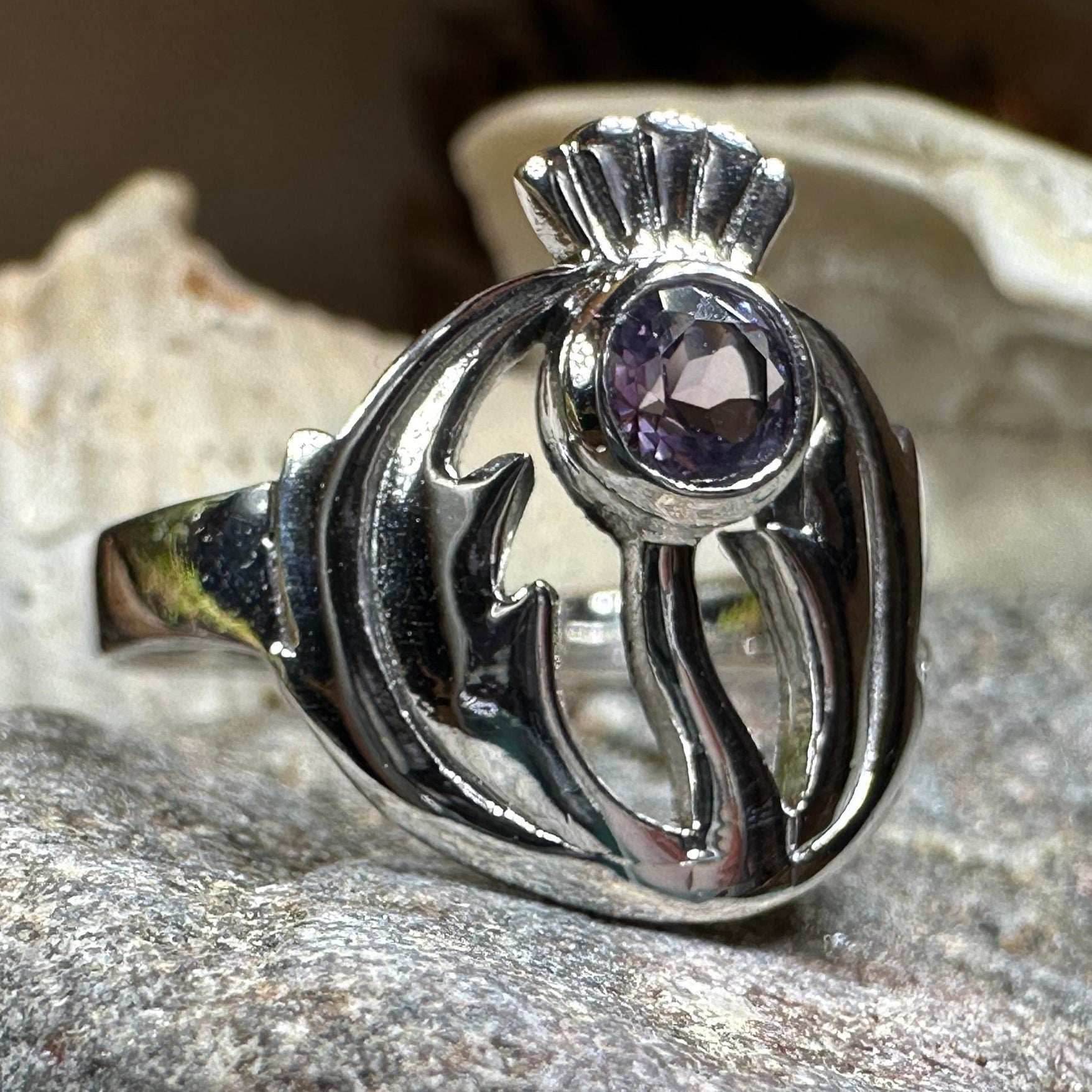Averon Scottish Thistle Ring - 6