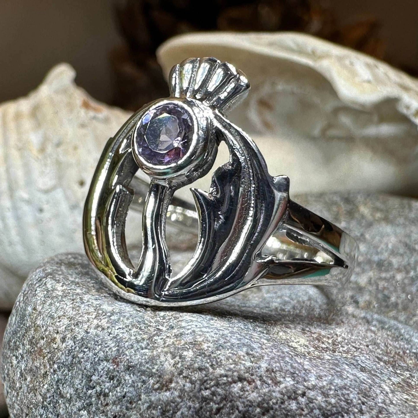 Averon Scottish Thistle Ring - 6
