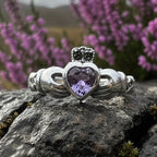 Eriu Marcasite Claddagh Ring