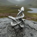 Crynoch Celtic Snake Ring