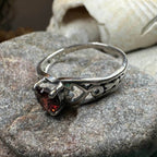 Elvarina Celtic Knot Ring - 6 / Blue Topaz