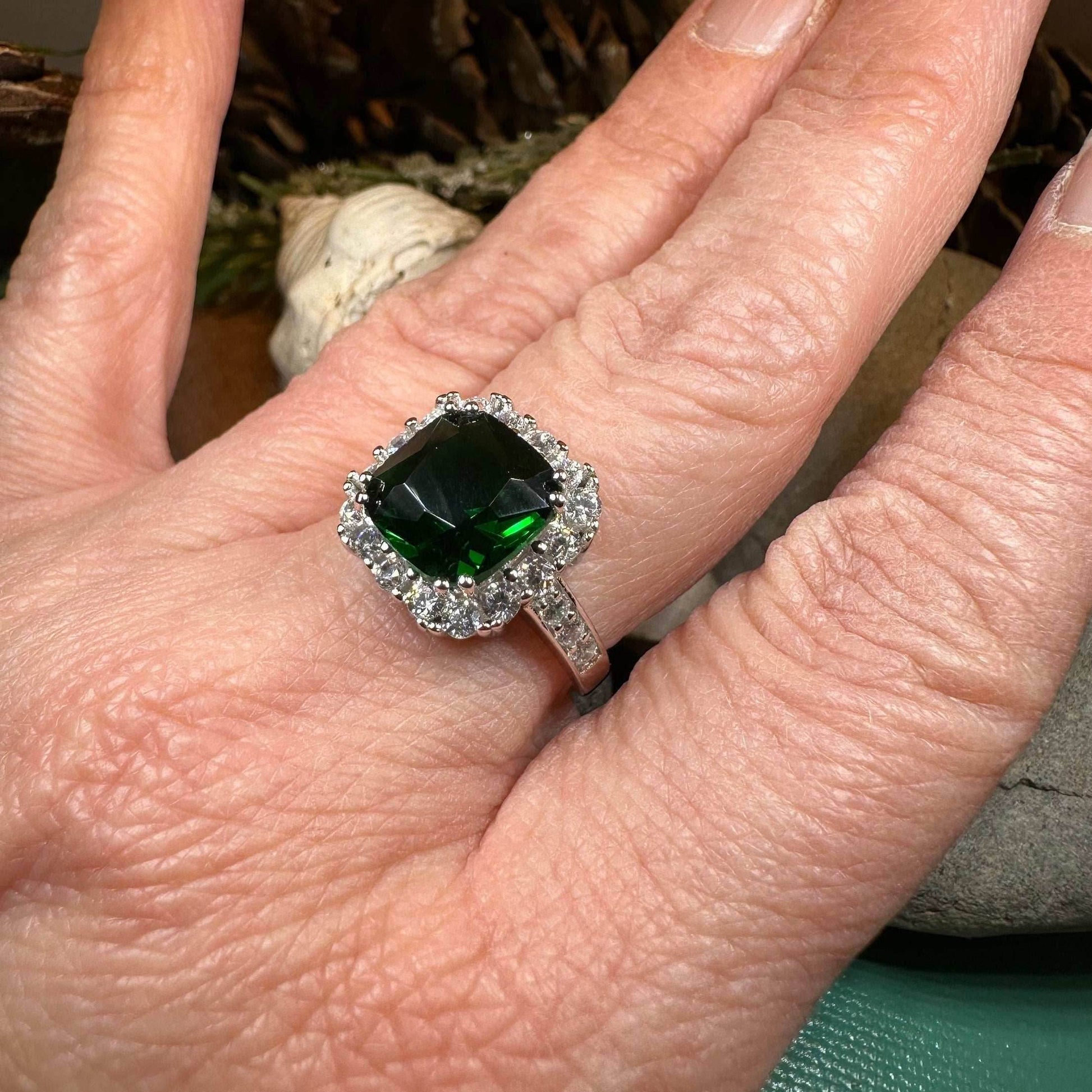 Irish Duchess Emerald Ring - 5