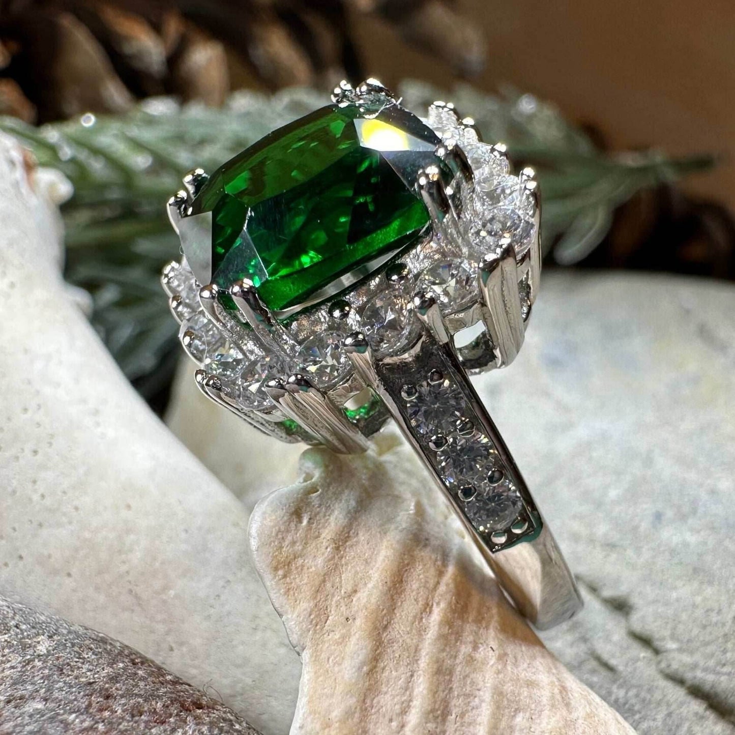 Irish Duchess Emerald Ring - 5