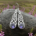 Lianna Celtic Amethyst Earrings