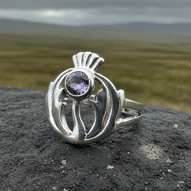 Averon Scottish Thistle Ring