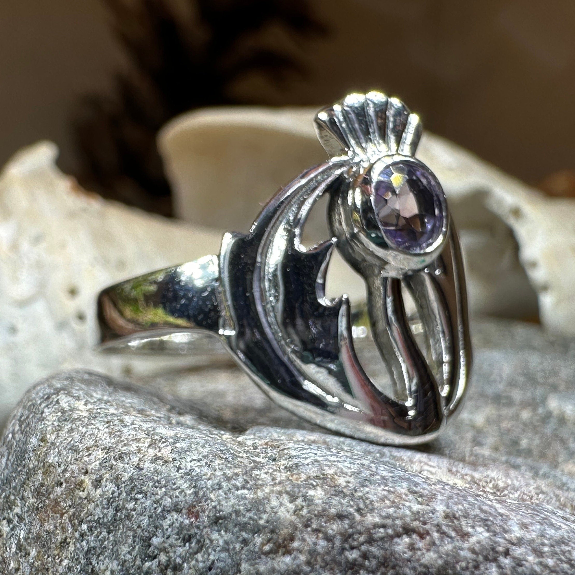 Averon Scottish Thistle Ring