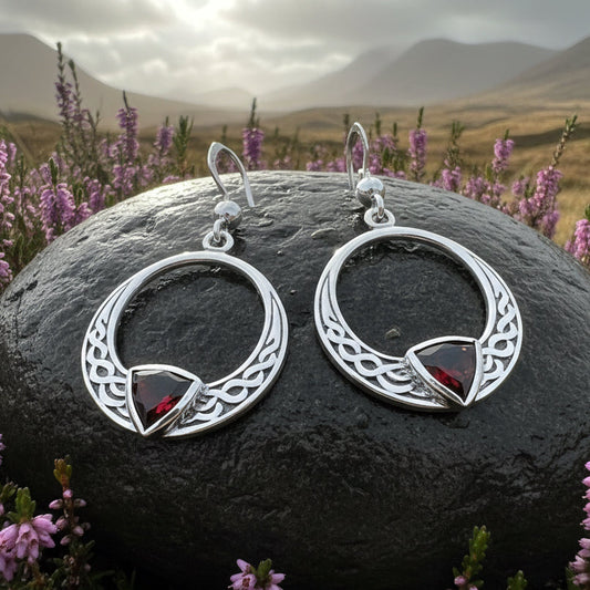 Clarion Trinity Knot Earrings