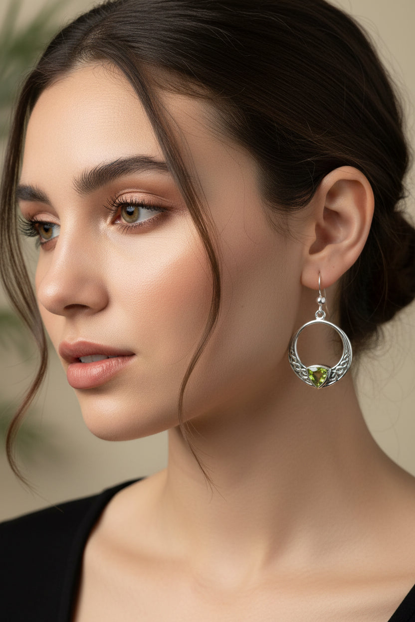 Clarion Trinity Knot Earrings