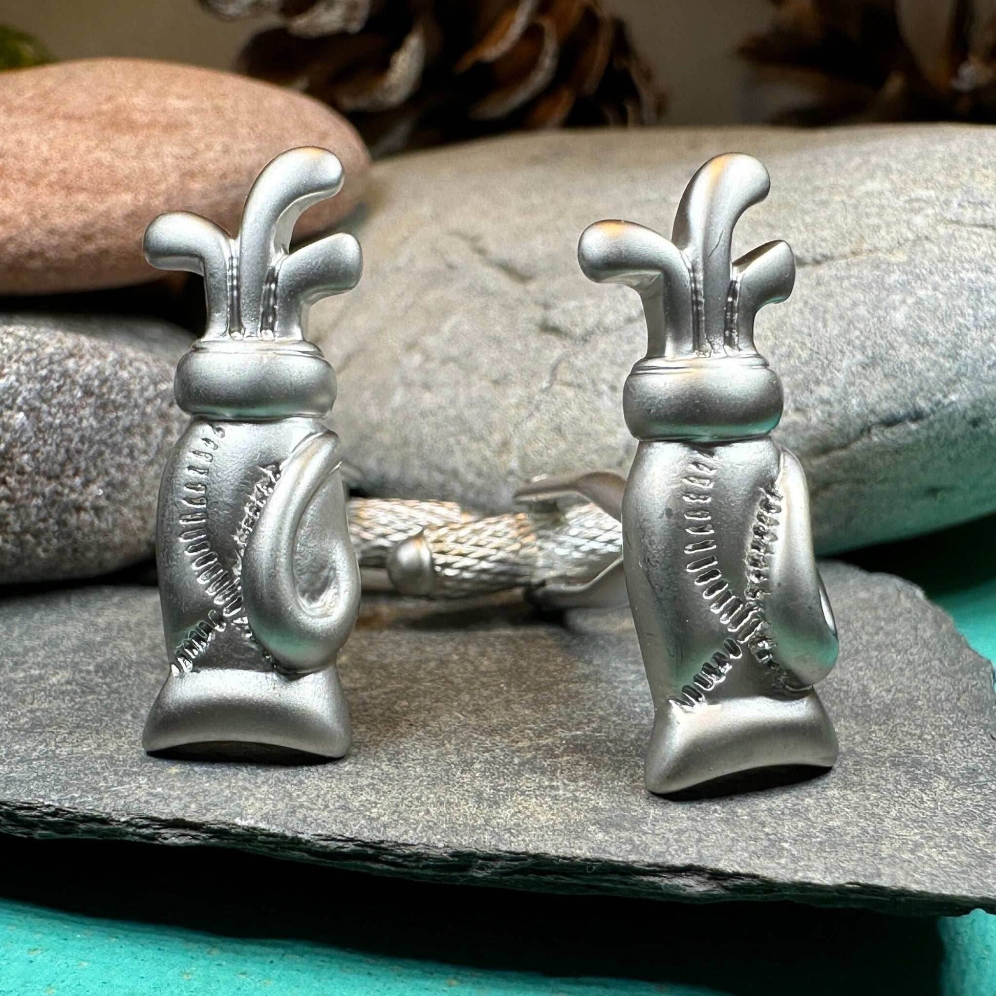 Golf Bag Cuff Links - 