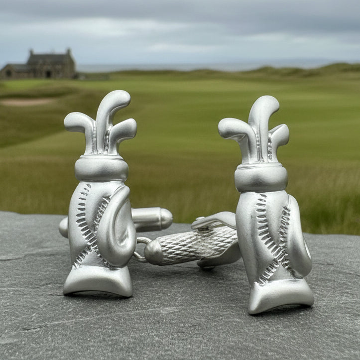 Golf Bag Cuff Links