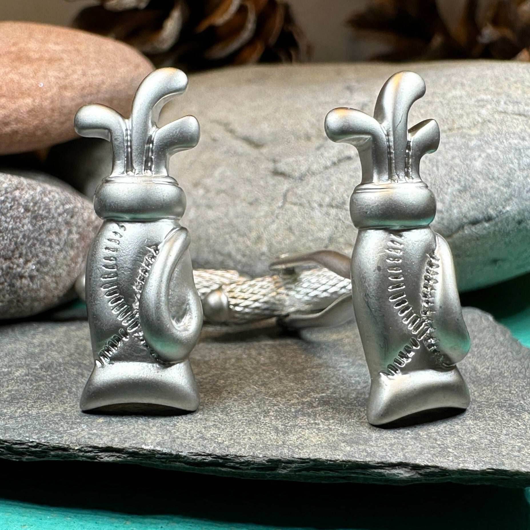 Golf Bag Cuff Links - 