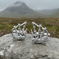 Highlander Bagpipes Cuff Links