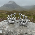 Highlander Bagpipes Cuff Links
