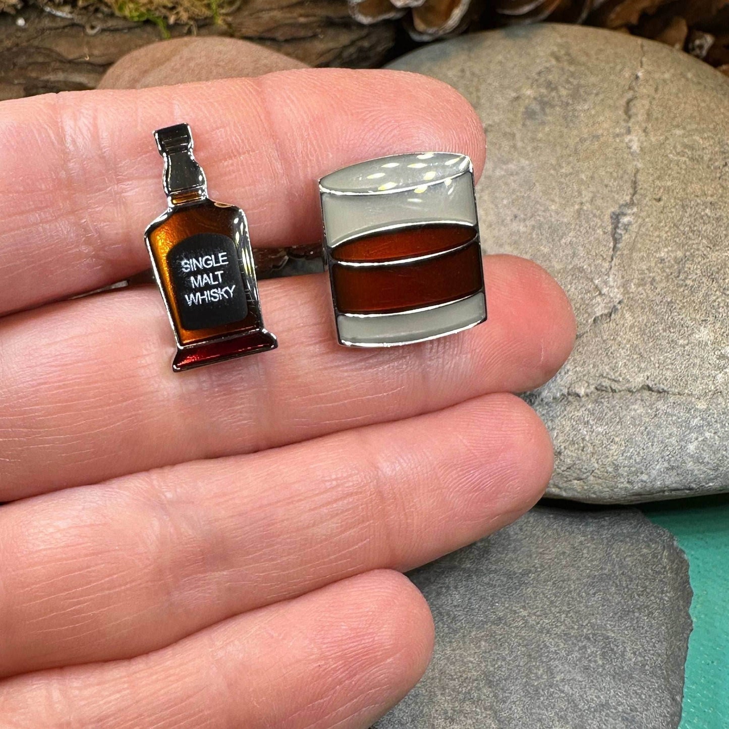 Single Malt Scotch Whisky Cuff Links - 