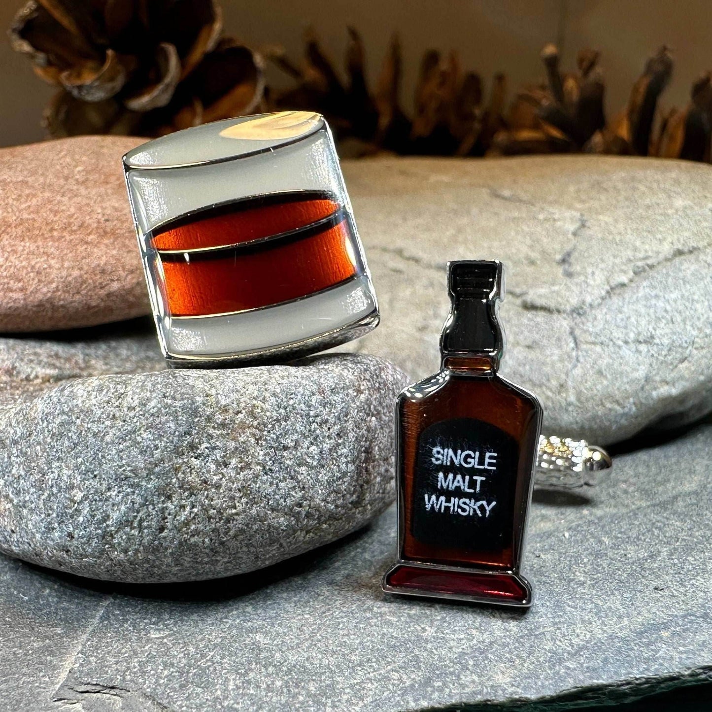 Single Malt Scotch Whisky Cuff Links - 