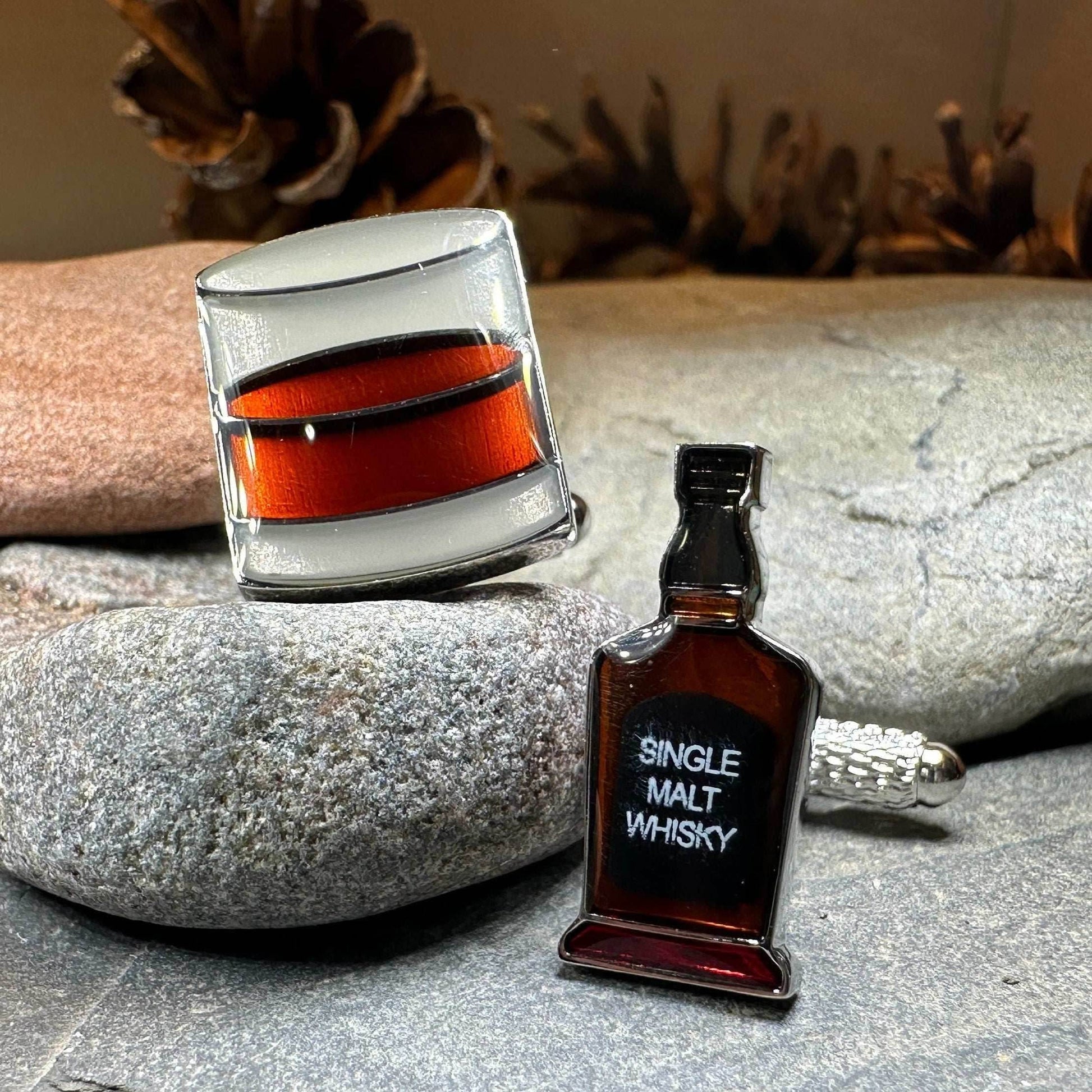 Single Malt Scotch Whisky Cuff Links - 
