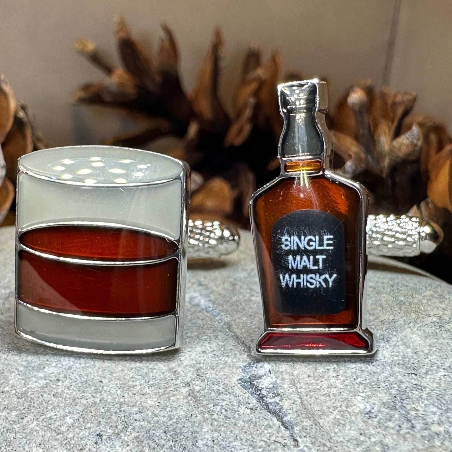 Single Malt Scotch Whisky Cuff Links - 