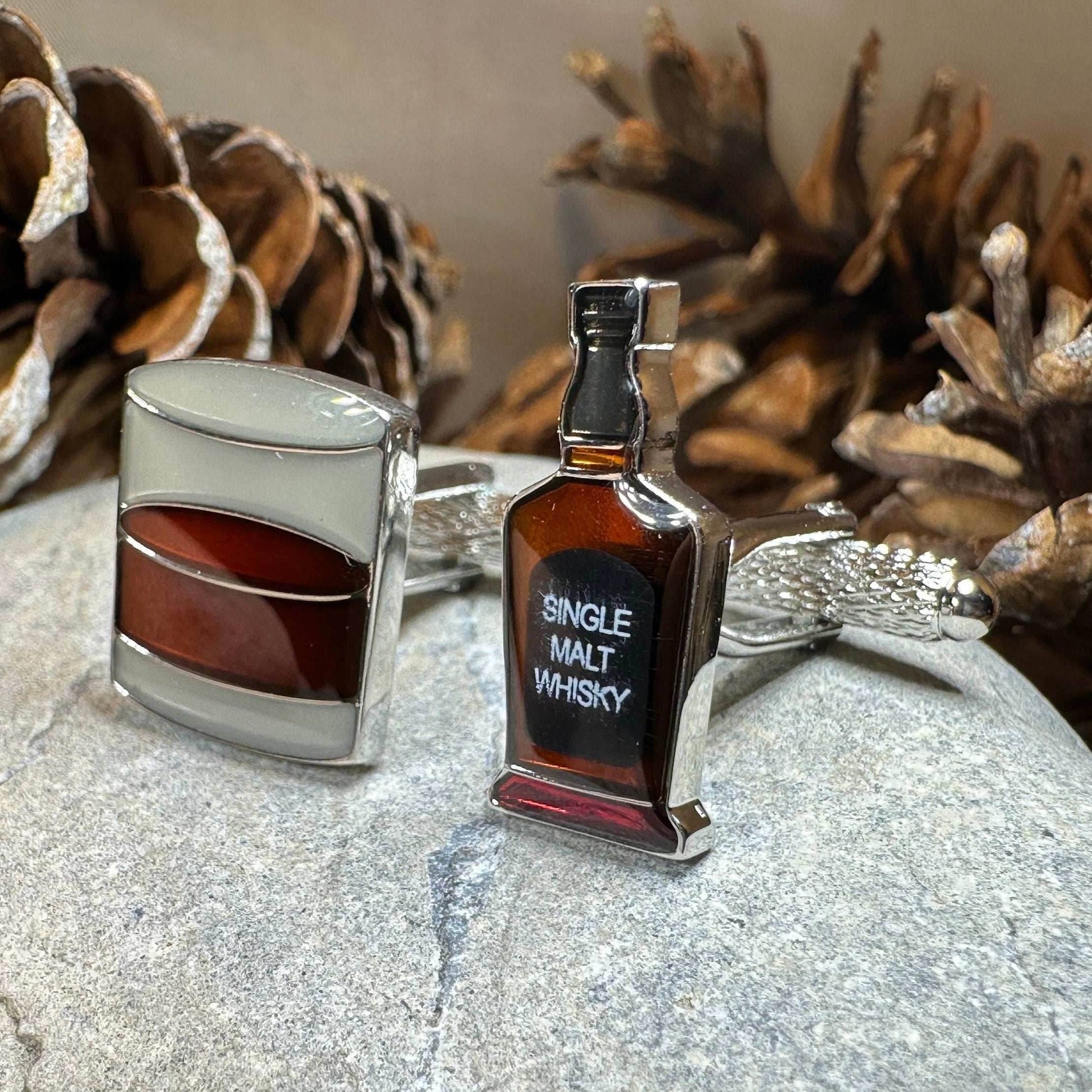 Single Malt Scotch Whisky Cuff Links - 