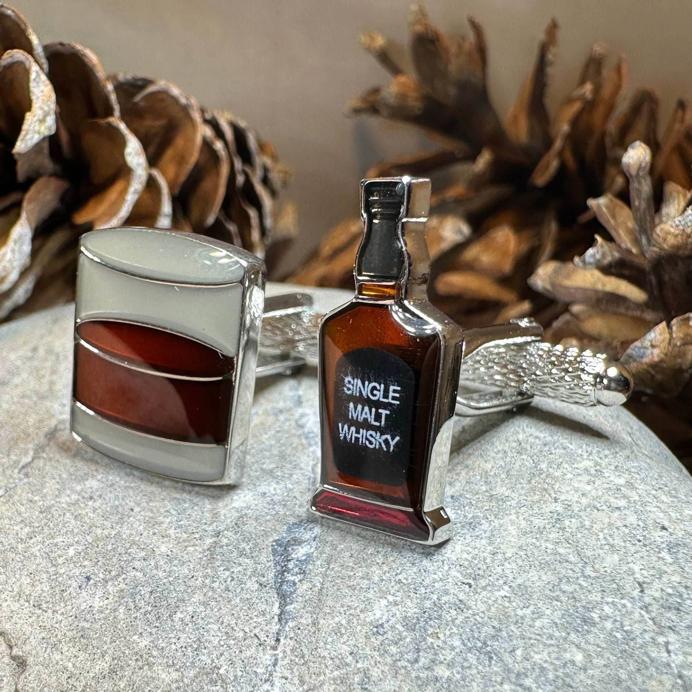 Single Malt Scotch Whisky Cuff Links - 