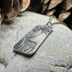Highland Nightime Stag Necklace - 18